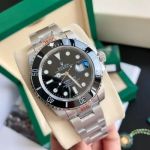 ROLEX Submariner Bezel Insert 904L Steel Original Bezel Guaranteed Movement Black Watch